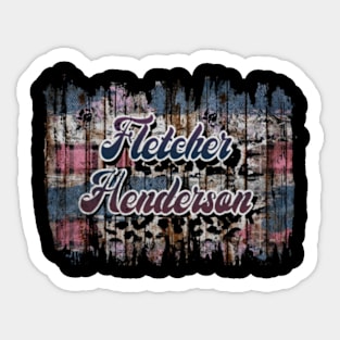 Personalized Fletcher Name Vintage Styles Gift 70s 80s 90s Sticker